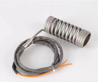 Bobine chauffante à ressort pour canaux chauds, anneau chauffant pour buse de moulage par injection avec ligne de détection de température JK