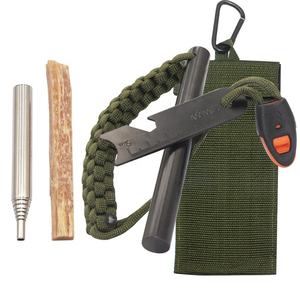 1/<span class=keywords><strong>2</strong></span>*5 pouces Ferro Rod Survival Emergency <span class=keywords><strong>Firestarter</strong></span> Kit Étanche Paracord Poignée Flintstone Fire Starter Set - Product Image 6