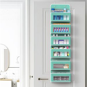 ที่เก็บของแขวนประตู 6 ช่อง สีฟ้าคราม สำหรับเด็ก ของเล่น ห้องนอน ห้องน้ำ ห้องครัว ผ้าแขวน - Product Image 5