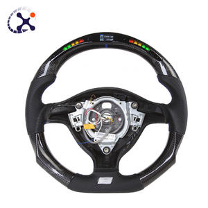 Volant de direction en fibre de carbone pour VW <span class=keywords><strong>Golf</strong></span> <span class=keywords><strong>Golf</strong></span> JETTA GTI <span class=keywords><strong>MK4</strong></span> <span class=keywords><strong>R32</strong></span> avec LED personnalisées - Product Image 1
