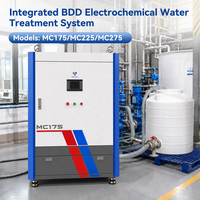 Système de traitement des eaux usées par oxydation avancée préfabriqué sur châssis BDD Dual Cell Cabinet MC175