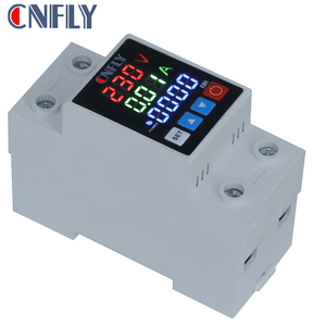 Protecteur numérique réglable 230V 63A contre les surtensions/sous-tensions et les surintensités, relais électronique pour TV/réfrigérateur, compteur d'énergie 1000 imp kwh - Product Image 5