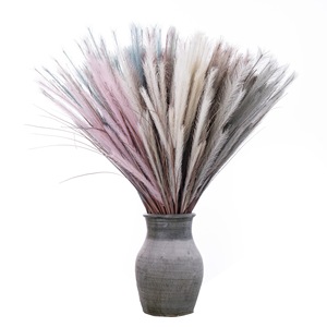 Bouquet d'herbe de la pampa artificielle CallaFloral 120 cm, décoration florale séchée pour mariage et maison, style INS, artisanat - Product Image 5
