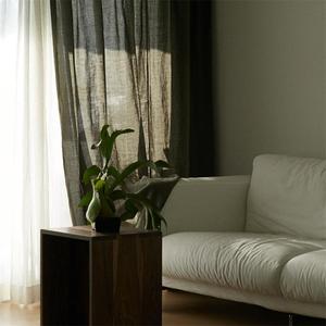 Ultimi disegni di lusso decorazione luce finestra 100 pura tenda in tessuto di canapa per il soggiorno/camera da letto - Product Image 6