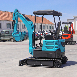 Excavadora de orugas pequeña agrícola Excavadora de ingeniería de construcción con asiento de conducción empacadora de 2 toneladas completamente automática - Product Image 4