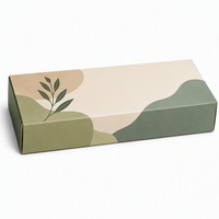 Boîte cadeau en carton gris, fabrication directe, boîte à fermeture automatique, finition laminée pour correspondance des couleurs, taille personnalisée, recyclable