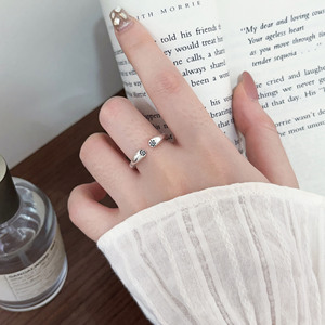 S925 Sterling Silver Lotus Root Shape <b>Ring</b> For Women <b>Open</b> Design Everyday Wear - Product Image 1