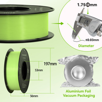 Filament d'imprimante 3D TINMORRY Filament PETG écologique 1.75mm PLA/ABS/PETG/ASA/TPU 1KG/ROLL Tiges en plastique PETG-Glow