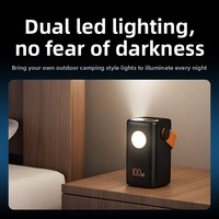 Banco de Energía KP706 de 60000mAh con Luz, Carga Rápida PD de 100W, 5 Puertos de Salida, Pantalla LED Digital, para Camping y Actividades al Aire Libre