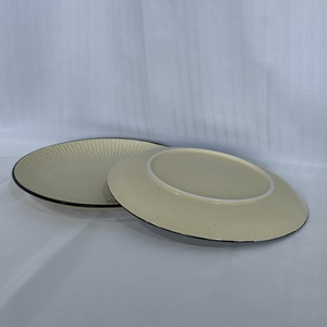 Bán Buôn 7-Inch Nổi Sứ Tấm Salad Gốm Ăn Bộ Đồ Ăn Tấm Nổi Gốm Ăn Các Món Ăn - Product Image 6