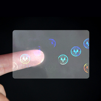 Autocollants holographiques 3D personnalisés, étiquettes de sécurité anti-contrefaçon, autocollants transparents holographiques en rouleau