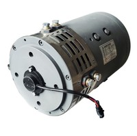 Moteur de traction de chariot de golf du moteur 48V 5KW XQ-5-19MT 4000RPM de CC IP44, moteur d'autobus guidé électrique