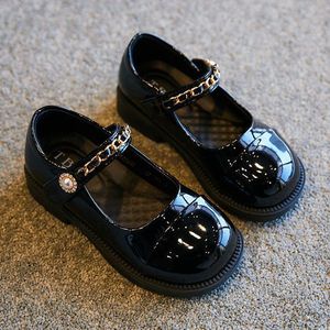 Groothandel kinderschoenen Mary Janes 2026 lente herfst nieuw binnenkomst zachte meisjes zwarte lederen schoenen prinsessenjurk schoenen voor kinderen - Product Image 6