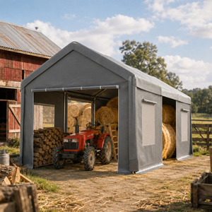 Waterproof Outdoor <b>Tent</b> with UV Protection and Tear-Resistant PE Fabric Rectangular Shelter for <b>Garden</b> Use - Product Image 4