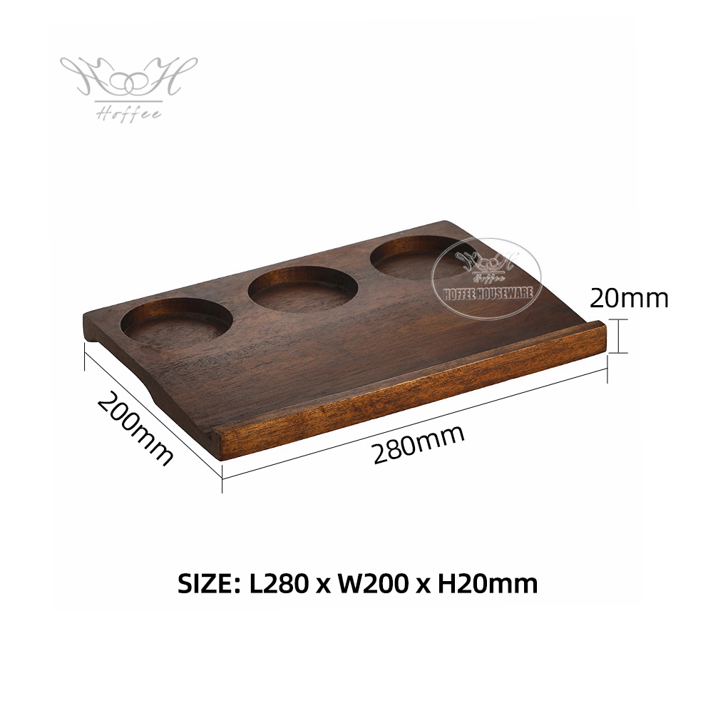 3-Cup Black Walnut Wood