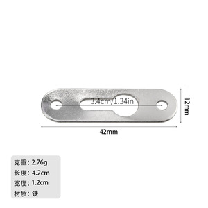 Double-Hole Hook Iron Picture <b>Frame</b> with Back <b>Clip</b> Easy-to-Attach Connectors & Shelf Supports GQK GW2581209 Modern Simple - Product Image 2