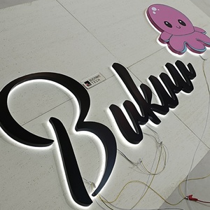 <b>Illuminated</b> Business Logo Signage Led Back Lit Acrylic Channel Letters Outdoor Advertising Acrylic 3D Wall Letter Sign - Product Image 3