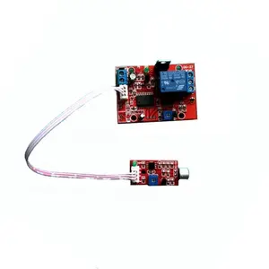 Taidacent 12V Voice Activated Relay Switch Voice Detection Sensor Module Voice Alarm Controller Sound Activated Senor