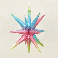 Une pièce Explosion étoile ballon fête d'anniversaire décoration goutte d'eau forme 22 pouces 27 pouces ballons en aluminium