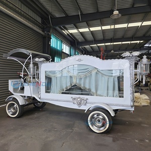 Factory Sale Special Transport Manufacturers Sell Retro Electric Funeral Carriage Coffin Hearse and Motorcycle <b>Trailer</b> Hearse - Product Image 6