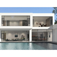 Ventanas Abatibles de Aluminio Residenciales, Diseño Moderno, Doble Acristalamiento, Color Personalizado, para Cocina, Villa, Baño, Impermeables, Insonorizadas y Aislantes del Calor
