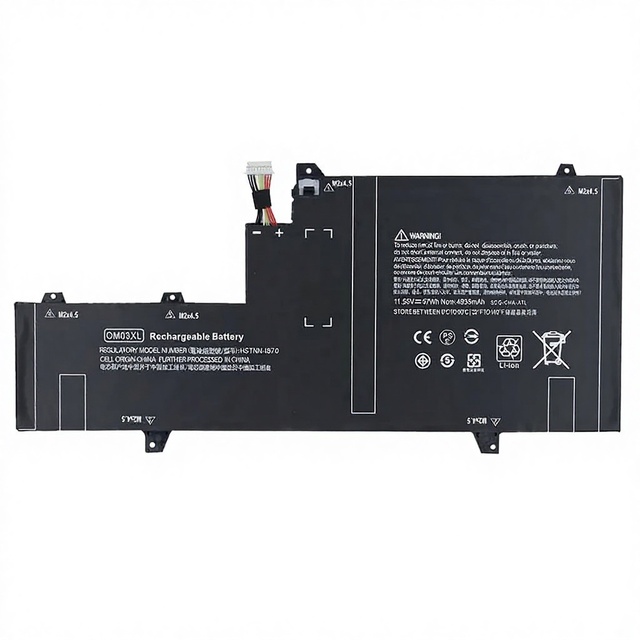 For HP OM03XL Laptop Battery (Type a / Type B Options), Replacement for EliteBook X360 1030 G2 Notebook