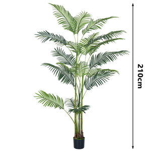 Grande Plante Artificielle Palmier Voyageur Areca <span class=keywords><strong>en</strong></span> <span class=keywords><strong>Pot</strong></span>, Plante Bionique Haut de Gamme, Vente <span class=keywords><strong>en</strong></span> Gros pour Décoration Intérieure Végétale - Product Image 4