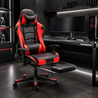 Chaise de Gaming PC AOR Ergonomique pour Bureau et Ordinateur, Chaise de Gamer Racing à Dossier Haut, Réglable, Inclinable, Pivotante, Pliable, avec Refroidissement Intégré
