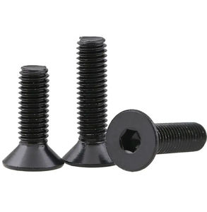 Tornillo <span class=keywords><strong>Allen</strong></span> de Cabeza Hexagonal de Acero de Grado 10.9 con Recubrimiento de Óxido Negro M6 M8 M10 DIN7991, Tornillo Métrico Avellanado - Product Image 5