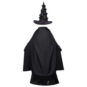 Disfraz de <span class=keywords><strong>Bruja</strong></span> Malvada de Luolan para Niños, Disfraz de Halloween para Televisión y Cine, Falda Negra Abombada, Vestido de Poliéster - Product Image 3
