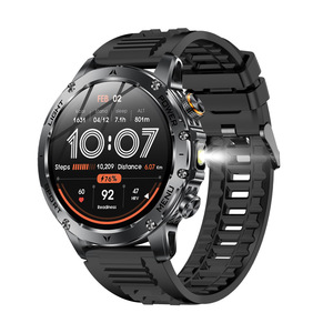 Montre connectée étanche AK87, grande autonomie, pour homme, suivi d'activité en extérieur, réponse aux appels, lampe torche, montre de sport durable - Product Image 1