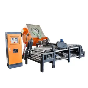 Línea de producción de fundición de lingotes de cobre Hongteng, moldes personalizados gratuitos, máquina para fabricar lingotes de aluminio