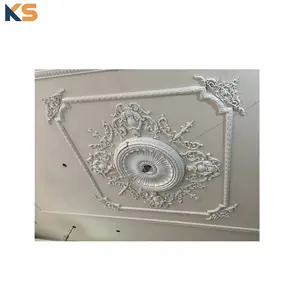 난연 GRG 석고 석고 천장 장식 Coving Cornice 몰딩