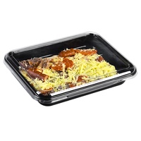 couleur avion four ovable bandeja CPET thermoforme plateau en plastique CPET récipient alimentaire CPET avec film d'étanchéité