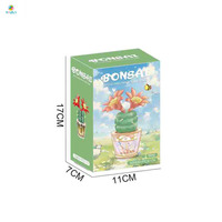 174 pièces blocs de construction succulents bricolage gothique Simulation plante briques éducatifs Puzzle jouets pour adultes décor à la maison modèle Type