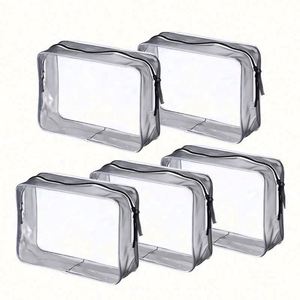 Wholesale Custom Logo Fashion Design Printed <b>Clear</b> Waterproof Travel PVC Makeup <b>Bag</b> Cosmetic <b>Bag</b> - Product Image 1