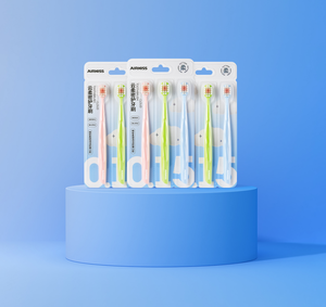 Lot de 3 brosses <span class=keywords><strong>à</strong></span> <span class=keywords><strong>dents</strong></span> Airkiss <span class=keywords><strong>à</strong></span> poils ultra-doux pour <span class=keywords><strong>dents</strong></span> et gencives sensibles, nettoyage en douceur, confort maximal pour des soins bucco-dentaires délicats - Product Image 5