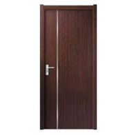 Pintu Interior Laminasi Tahan Air dengan Lapisan MDF/Kayu/PVC