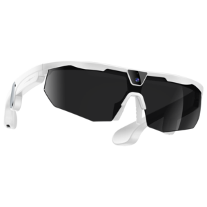 Lunettes de <span class=keywords><strong>sport</strong></span> intelligentes sans fil avec caméra HD 8MP, assistant IA, contrôle tactile et vocal, traduction en temps réel et appels - Product Image 1