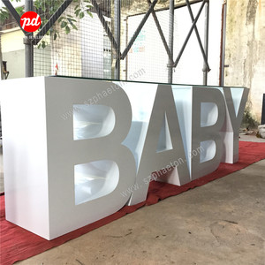 Torta tabella lettera per <span class=keywords><strong>1</strong></span> <span class=keywords><strong>anno</strong></span> di età del bambino doccia di compleanno decorazione del partito, prezzo a buon mercato numero di tavolo e tavolo lettere segno - Product Image 4