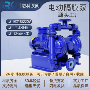 DbY-25 Electric Diaphragm <b>Pump</b> 1 In Flange Connection PTFE Diaphragm Chemical <b>Pump</b> For Acids And Alkalis - Product Image 4