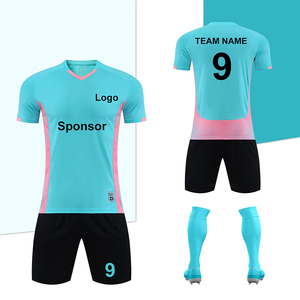 Nhà Máy OEM Tùy Chỉnh Bán Buôn <span class=keywords><strong>Top</strong></span> Bộ Dụng Cụ Bóng Đá Màu Hồng Đồng Phục Bóng Đá Câu Lạc Bộ Đội Bóng Đá Mặc Jersey Đào Tạo Bóng Đá Áo Sơ Mi - Product Image 5