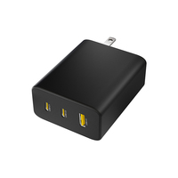 Cargador Rápido GaN de Alta Potencia 140W con Enchufe PD3.1, 3 Puertos (2 USB-C, 1 USB-A), QC3.0/PPS/SCP, Ecológico, para Laptop, Auriculares y Reloj Inteligente