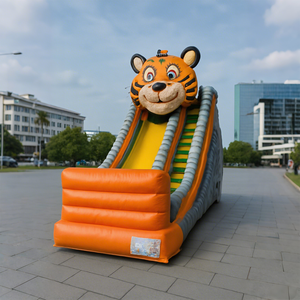 Vente flash Nouveau toboggan aquatique gonflable sur le thème des animaux Parc aquatique géant Château gonflable Couleur et taille personnalisées PVC résistant Trampoline <span class=keywords><strong>Park</strong></span> - Product Image 2