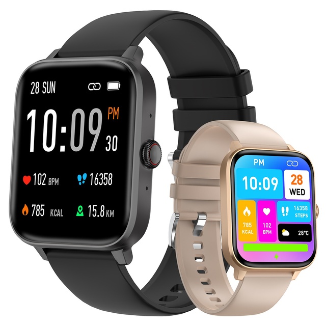 J124 Smart Watch Cross-Border Hot-Selling for BT Call 4G IP67 IOS Compatibility Heart Rate Blood Oxygen Silica Gel