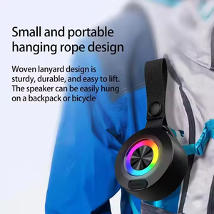 2025 Venta caliente Subwoofer 360 grados Sonido envolvente estéreo IPX5 impermeable portátil inalámbrico BT altavoz con cordón - Product Image 6