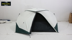 Tente de camping pliable à une chambre, de haute qualité, à double couche, pour deux personnes, automatique, pour l'extérieur, quatre saisons, Wind Valley Xinqiu - Product Image 5