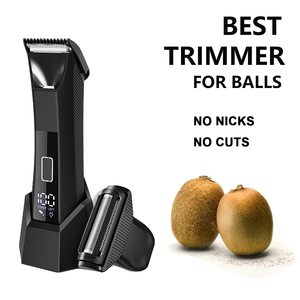 <strong>Ball</strong> Trimmer <strong>for</strong> Men Waterproof Groin &amp; Pubic Hair Trimmer <strong>for</strong> Men Light &amp; Ceramic Blade,Body Groomer Kit, Electric Razor <strong>Shaver</strong> - Product Image 1