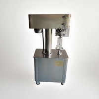 Machine de scellage sous vide industrielle pour boîtes en verre, aluminium et tôle, pour canettes à ouverture facile, automatique, haute productivité, à chauffage