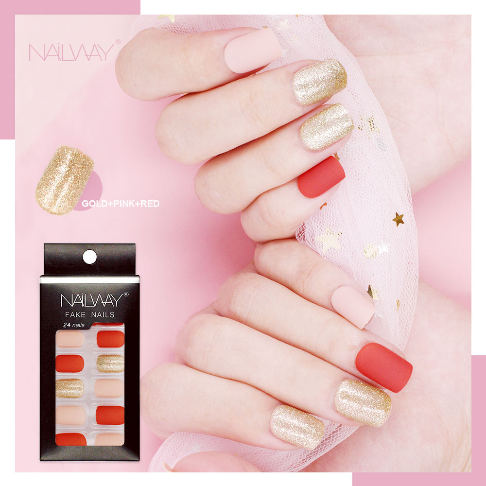 ชมพู + แดง + ทอง